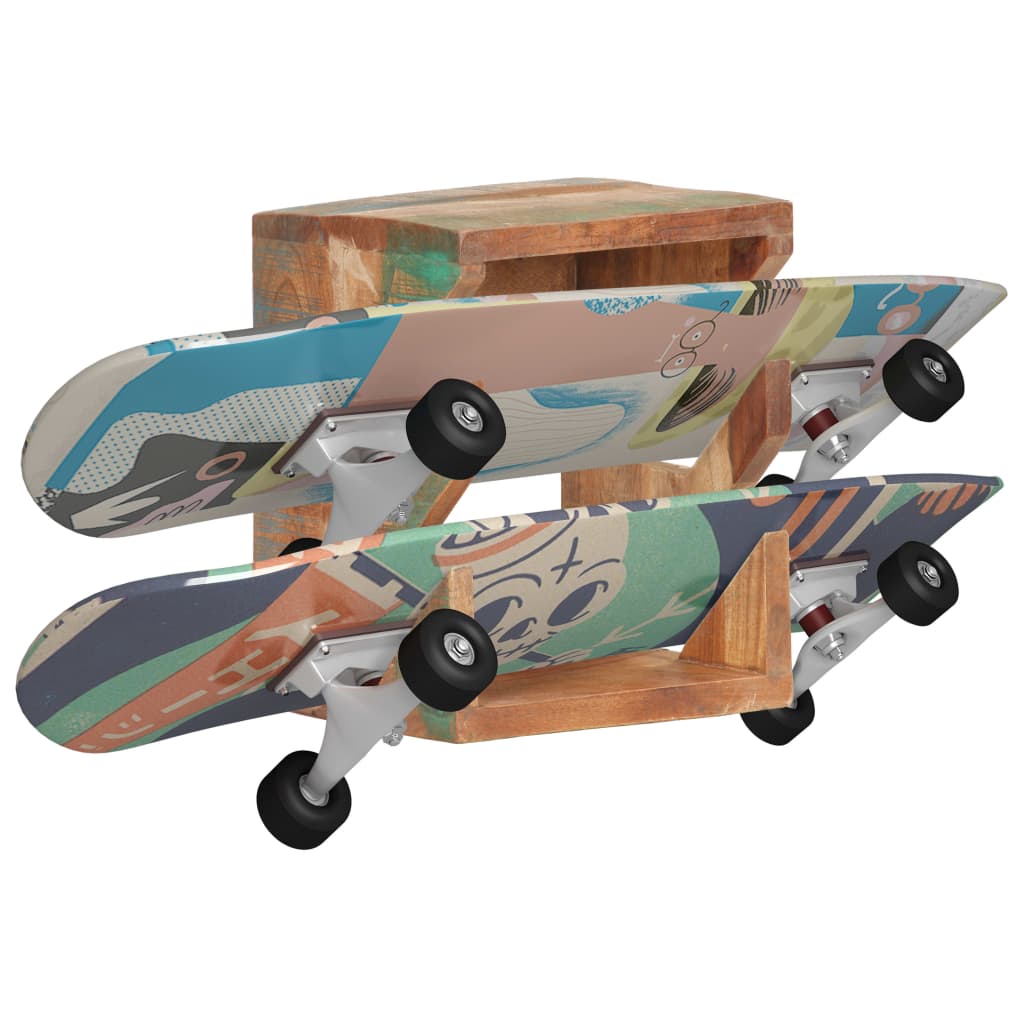 8720286070260_g_en_hd_6 vidaXL Wall Mounted Skateboard Holder 25x20x30 cm Solid Reclaimed Wood - Image 7