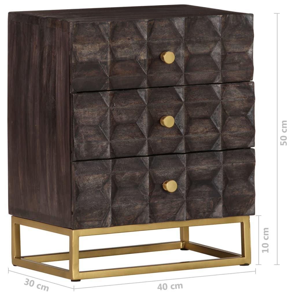 8720286070734_g_en_hd_7 vidaXL Bed Cabinet Black 40x30x50 cm Solid Mango Wood - Image 9