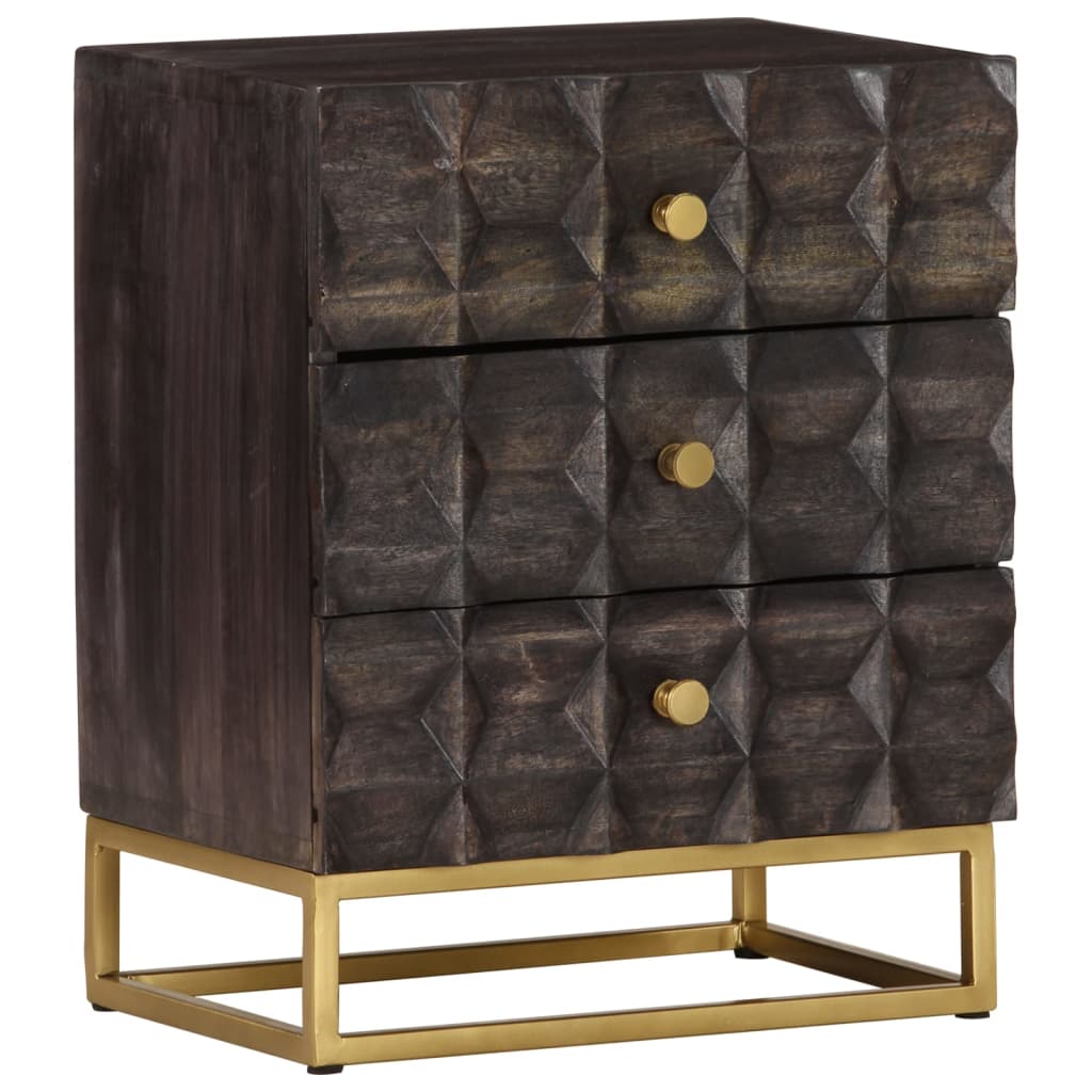 8720286070734_g_en_hd_9 vidaXL Bed Cabinet Black 40x30x50 cm Solid Mango Wood - Image 11