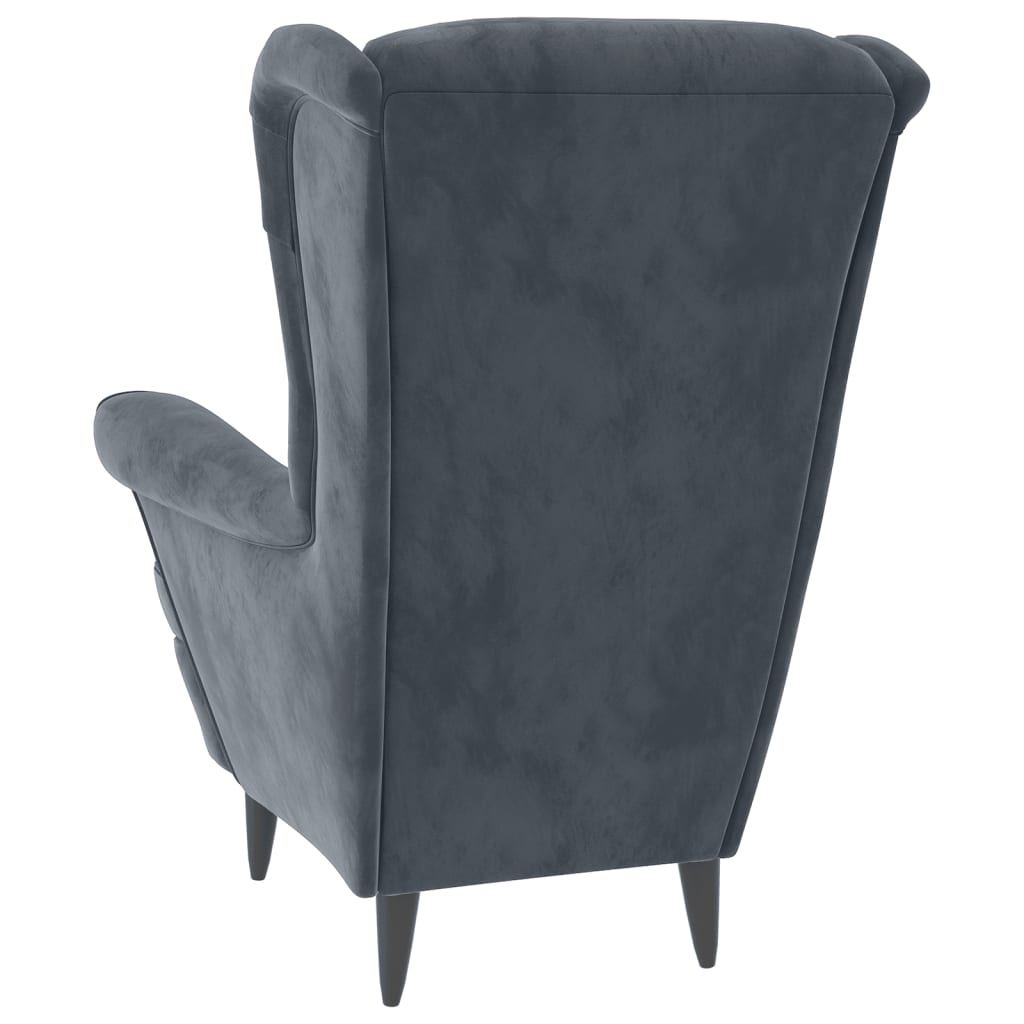 8720286072219_g_en_hd_3 vidaXL Armchair Dark Grey Velvet - Image 5