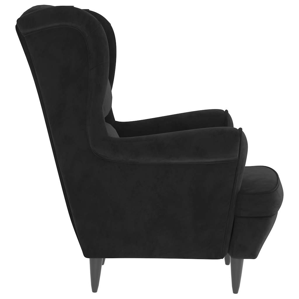 8720286072264_g_en_hd_2 vidaXL Armchair Black Velvet - Image 4