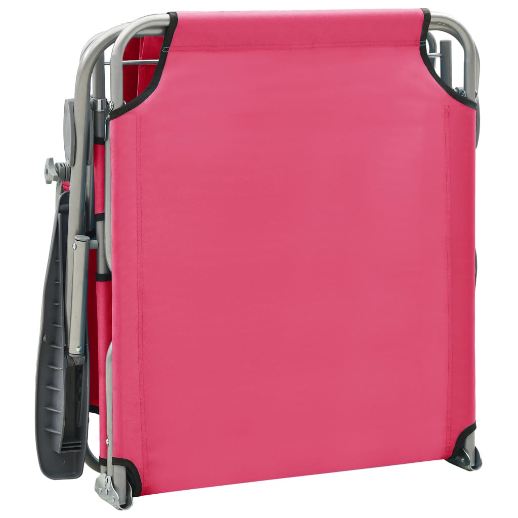 8720286072875_g_en_hd_6 vidaXL Sun Lounger with Canopy Steel Pink - Image 7