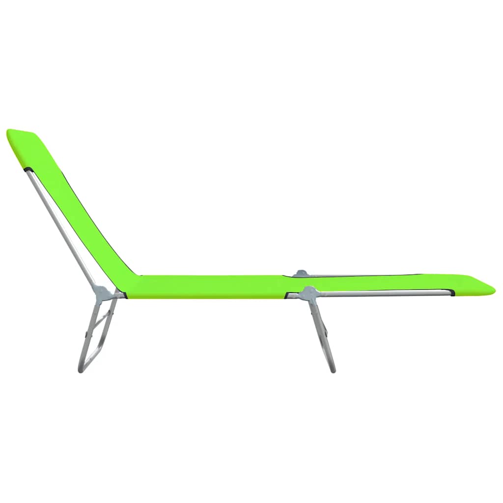 8720286072936_g_en_hd_3 vidaXL Folding Sun Loungers 2 pcs Steel and Fabric Green - Image 4