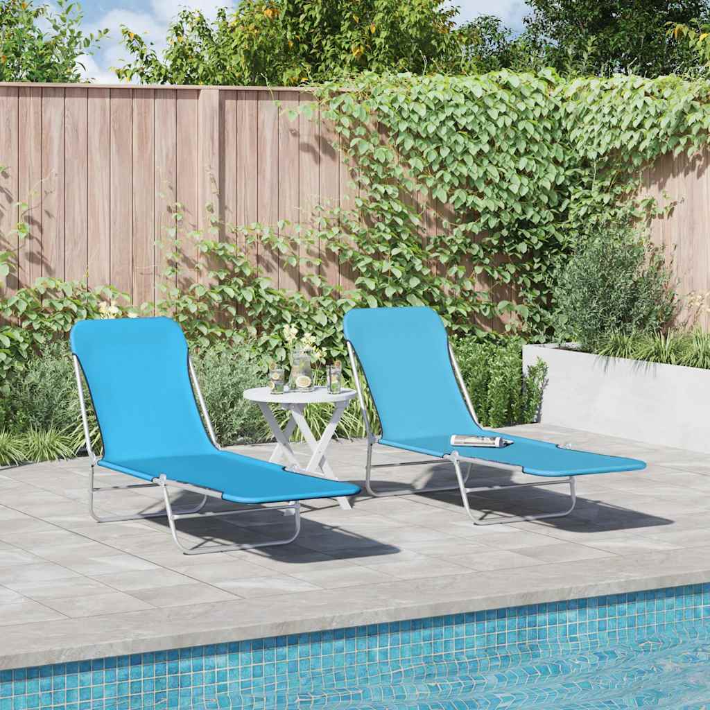 8720286072943_g_en_hd_1 vidaXL Folding Sun Loungers 2 pcs Steel and Fabric Blue - Image 2