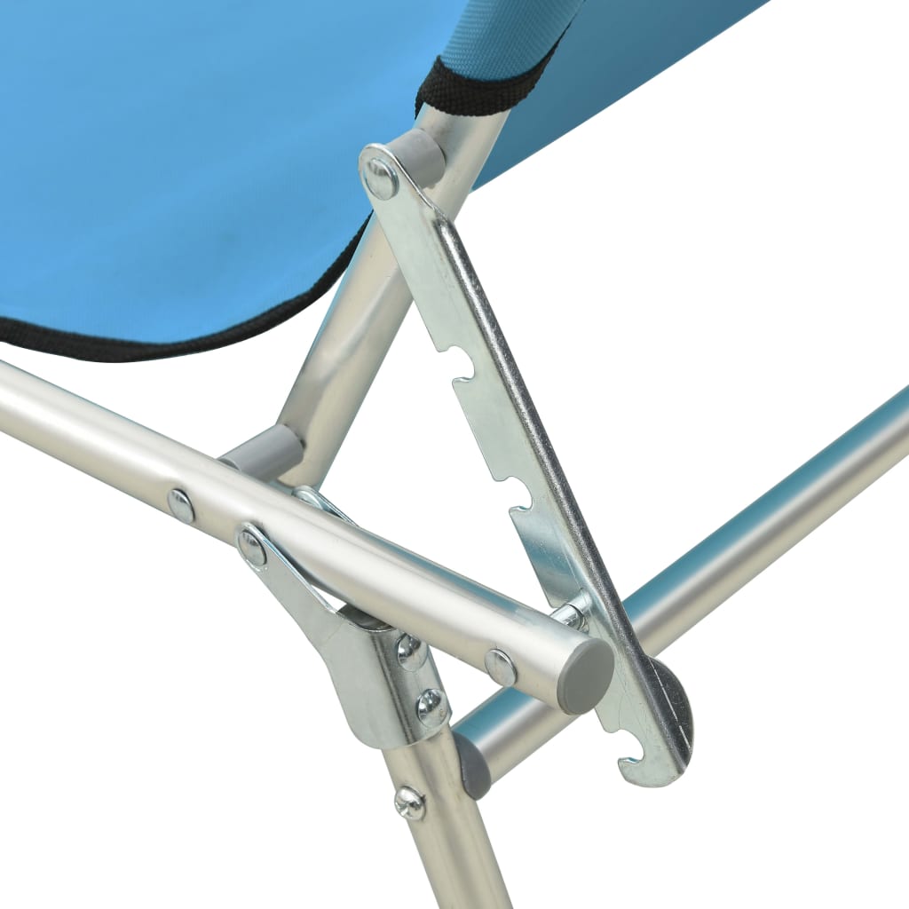 8720286073124_g_en_hd_7 vidaXL Folding Sun Lounger with Canopy Blue Aluminium - Image 8