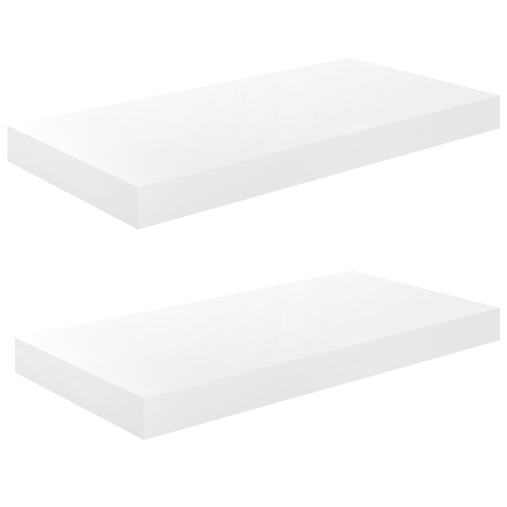8720286073773_a_en_hd_1 vidaXL Floating Wall Shelves 2 pcs High Gloss White 50x23x3.8 cm MDF - Image 2