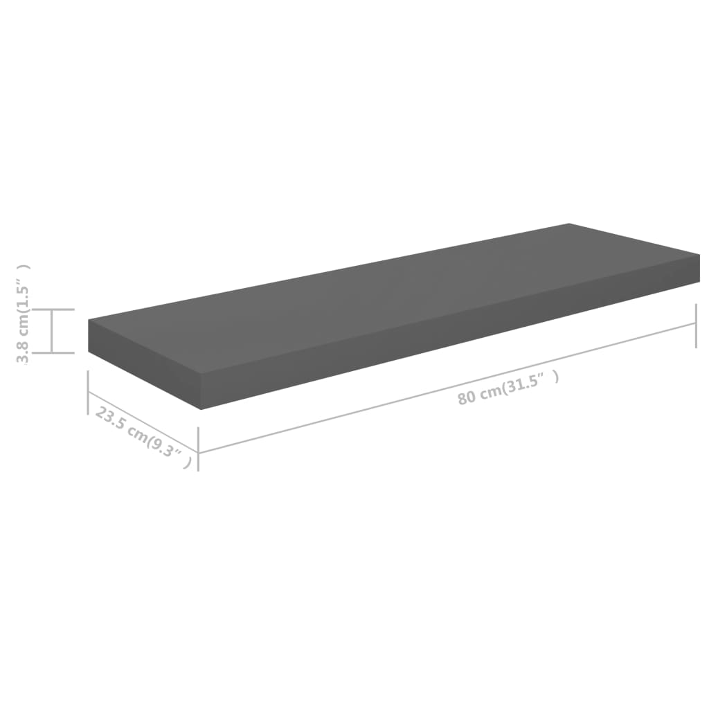 8720286074244_g_en_hd_5 vidaXL Floating Wall Shelf High Gloss Grey 80x23.5x3.8 cm MDF - Image 7