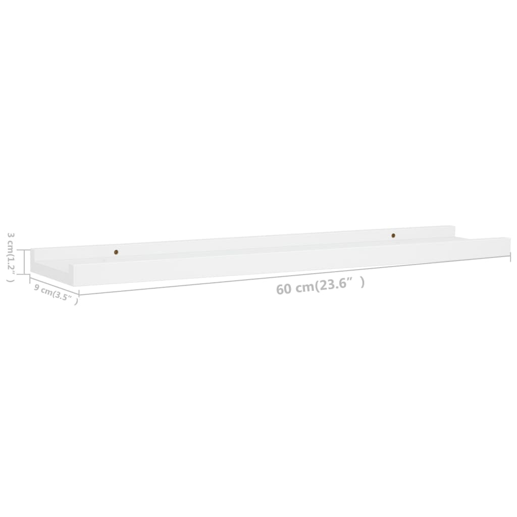 8720286075609_g_en_hd_6 vidaXL Picture Frame Ledge Shelves 2 pcs White 60x9x3 cm MDF - Image 8
