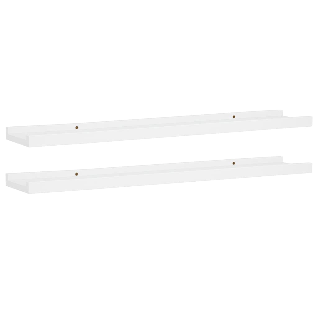 8720286075616_a_en_hd_1 vidaXL Picture Frame Ledge Shelves 2 pcs White 80x9x3 cm MDF - Image 2
