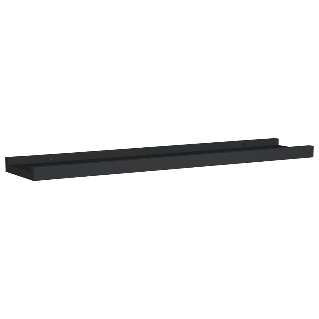 8720286075630_g_en_hd_1 vidaXL Picture Frame Ledge Shelves 2 pcs Black 60x9x3 cm MDF - Image 3