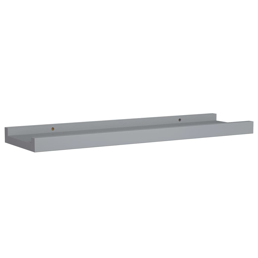 8720286075654_g_en_hd_1 vidaXL Picture Frame Ledge Shelves 2 pcs Grey 40x9x3 cm MDF - Image 3