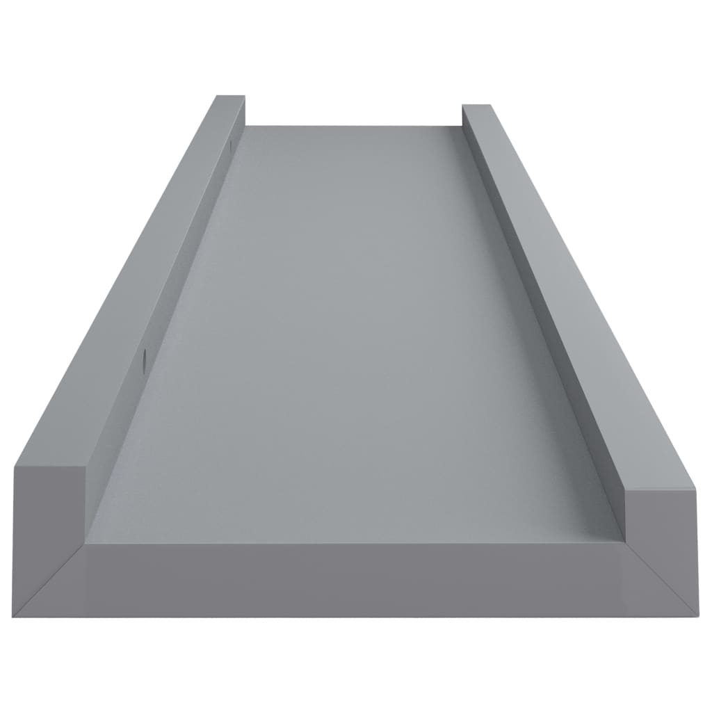 8720286075654_g_en_hd_3 vidaXL Picture Frame Ledge Shelves 2 pcs Grey 40x9x3 cm MDF - Image 5