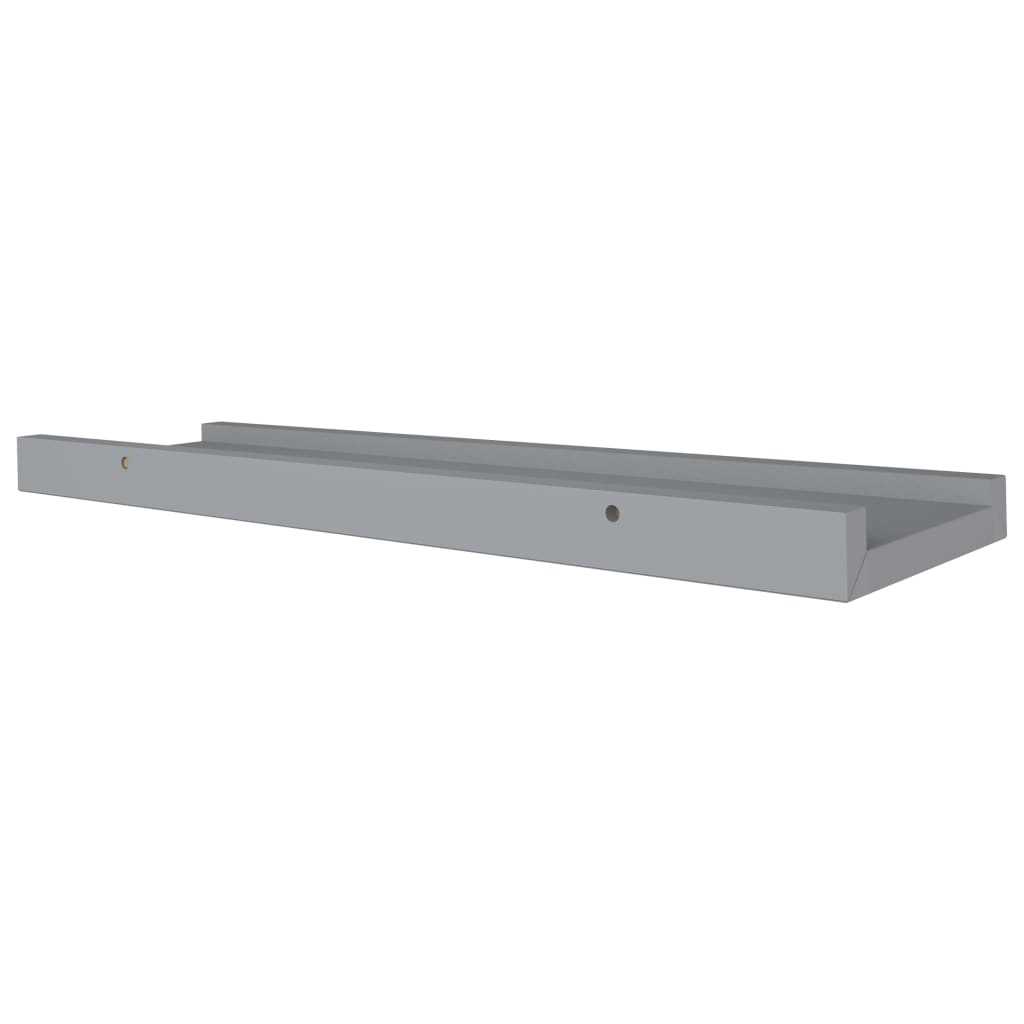 8720286075654_g_en_hd_4 vidaXL Picture Frame Ledge Shelves 2 pcs Grey 40x9x3 cm MDF - Image 6