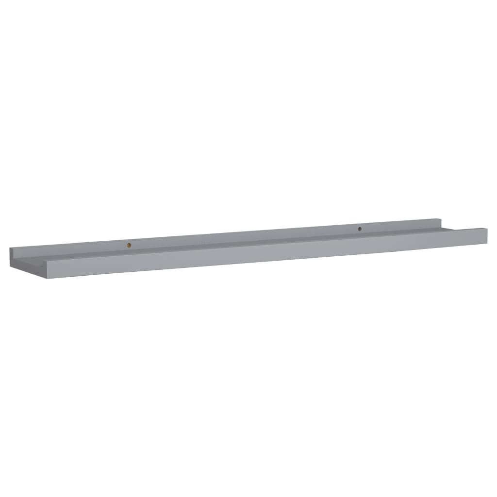 8720286075678_g_en_hd_1 vidaXL Picture Frame Ledge Shelves 2 pcs Grey 80x9x3 cm MDF - Image 3
