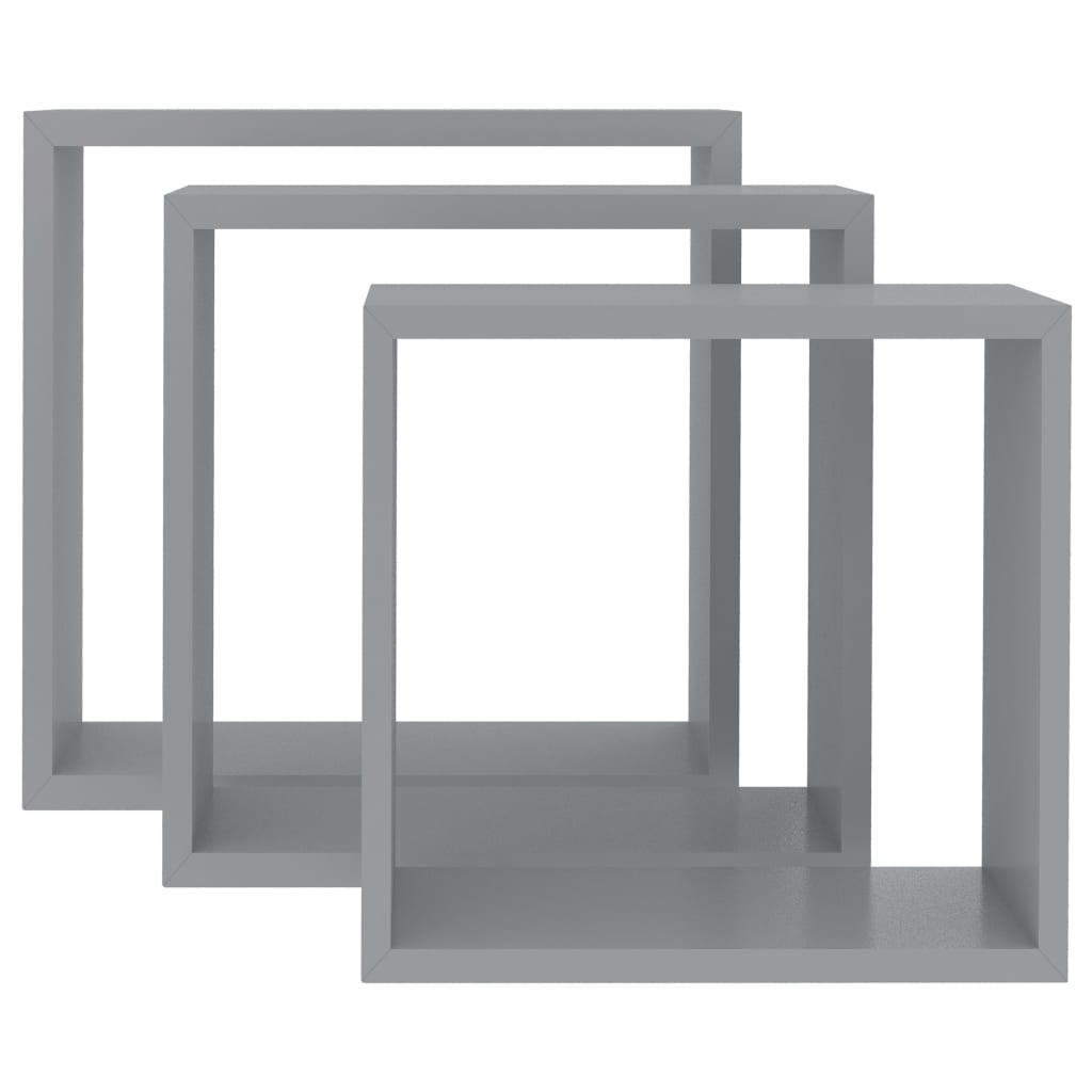 8720286075821_g_en_hd_2 vidaXL Wall Cube Shelves 3 pcs Grey MDF - Image 4