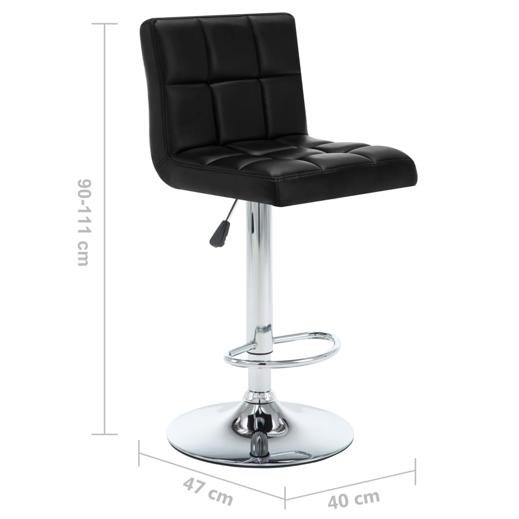 8720286080948_g_en_hd_7 vidaXL Bar Stools 2 pcs Black Faux Leather - Image 8