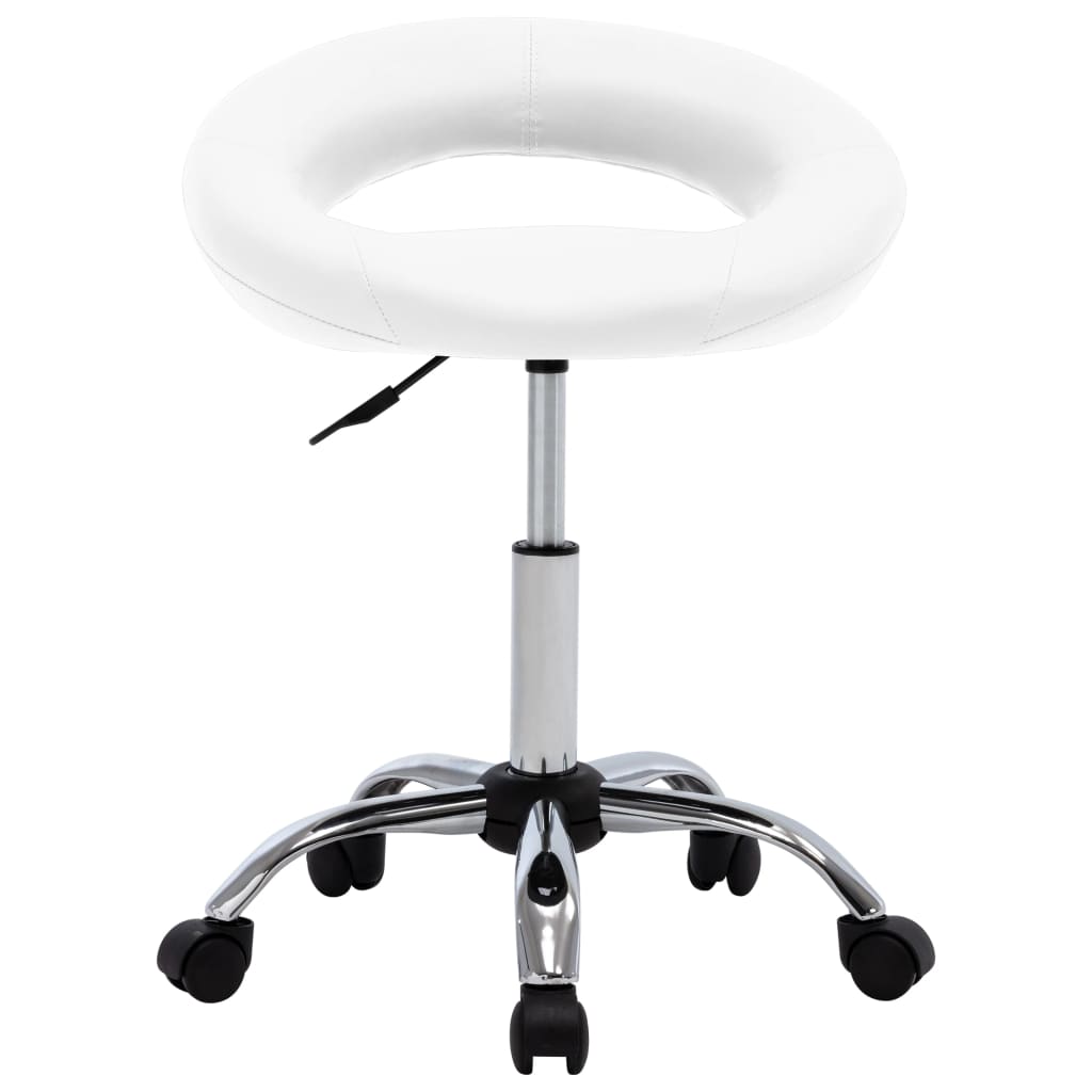 8720286081235_g_en_hd_1 vidaXL Rolling Work Chair White Faux Leather - Image 2