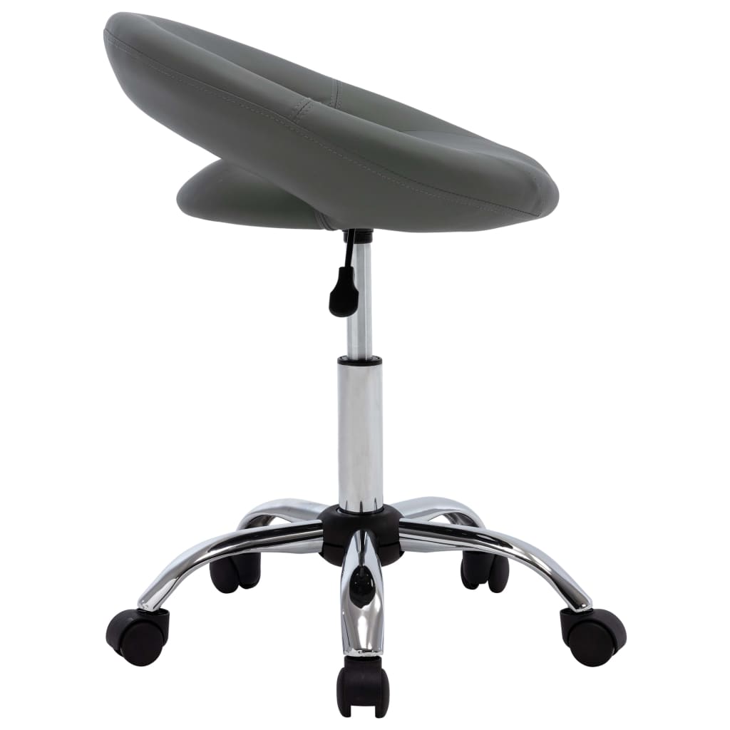 8720286081280_g_en_hd_2 vidaXL Rolling Work Chair Grey Faux Leather - Image 3