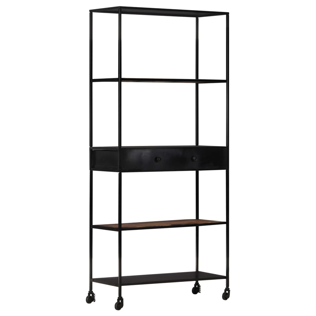 8720286082409_g_en_hd_10 vidaXL Book Cabinet 80x35x180 cm Rough Mango Wood & Iron - Image 12