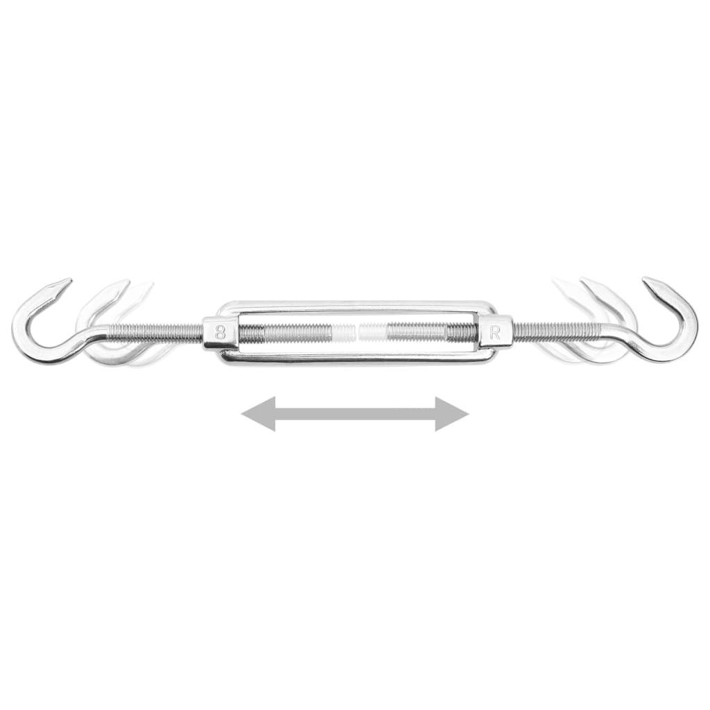 8720286082867_g_en_hd_1 vidaXL 12 Piece Sunshade Sail Accessory Set Stainless Steel - Image 2