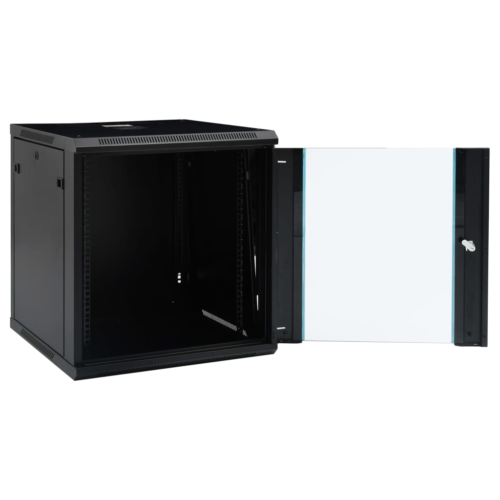 8720286082973_g_en_hd_1 vidaXL 12U Wall Mounted Network Cabinet 19" IP20 600x600x640 mm - Image 2