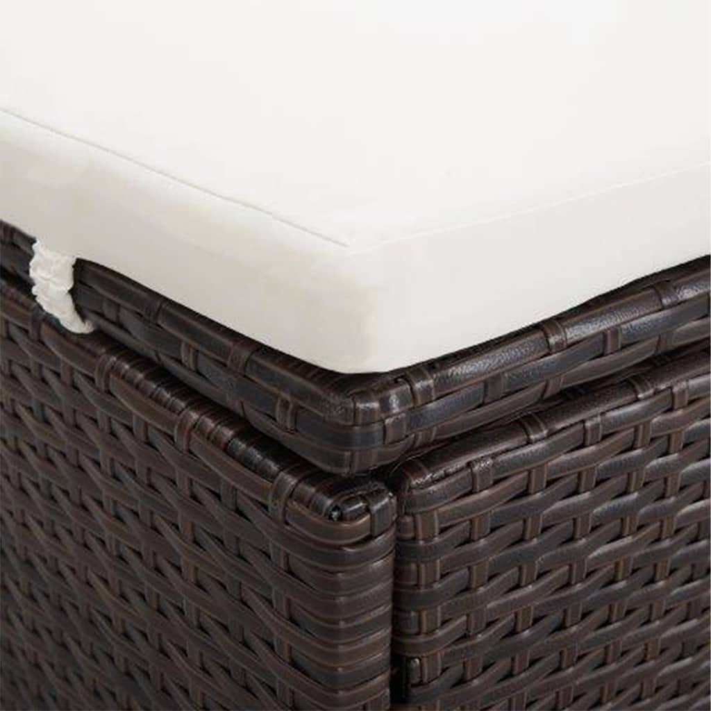 8720286083284_g_en_hd_7 vidaXL 2-Person Sunbed with Cushion Poly Rattan Brown - Image 8