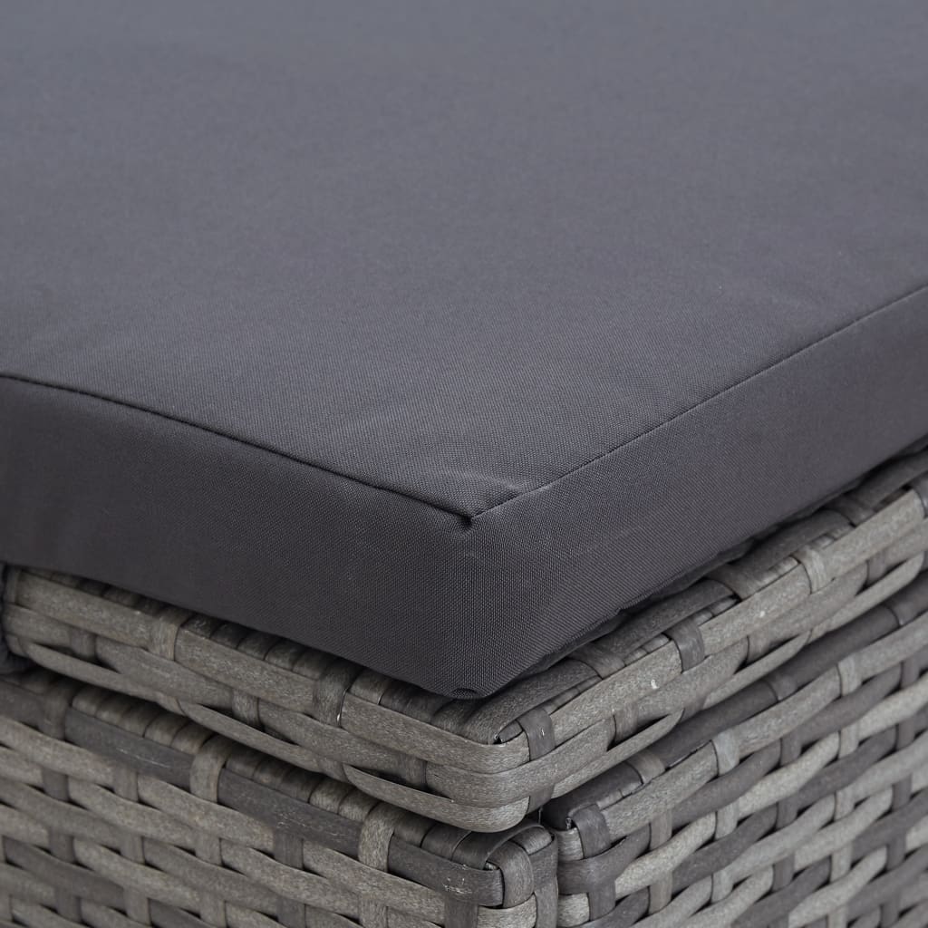 8720286083307_g_en_hd_6 vidaXL 2-Person Sunbed with Cushion Poly Rattan Grey - Image 7