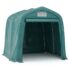 vidaXL Garage Tent PVC 1.6x2.4 m Green - Image 2