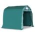 vidaXL Garage Tent PVC 2.4x2.4 m Green - Image 4