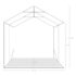 vidaXL Garage Tent PVC 2.4x2.4 m Green - Image 10