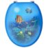 vidaXL WC Toilet Seats with Lid 2 pcs MDF Deep Sea Design - Image 5