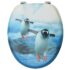 vidaXL WC Toilet Seats with Lid 2 pcs MDF Penguin Design - Image 5