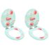 vidaXL WC Toilet Seats with Soft Close Lid 2 pcs MDF Flamingo Design