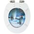 vidaXL WC Toilet Seats with Soft Close Lid 2 pcs MDF Penguin Design - Image 6