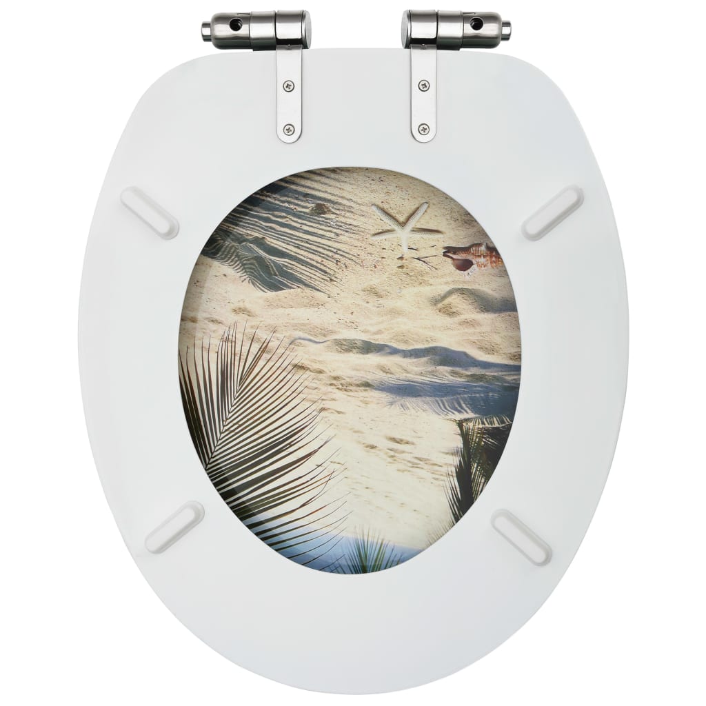 8720286084205_g_en_hd_5 vidaXL WC Toilet Seats with Soft Close Lid 2 pcs MDF Beach Design - Image 6