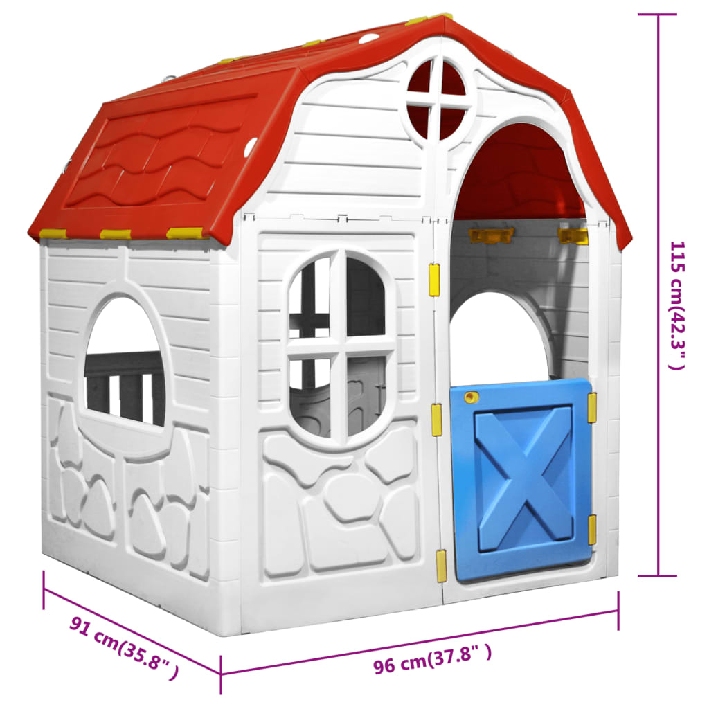 8720286084311_g_en_hd_7 vidaXL Kids Foldable Playhouse with Working Door and Windows - Image 8