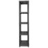 vidaXL Storage Shelf 5-Tier Black 71x38x170 cm Plastic - Image 5