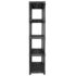 vidaXL Storage Shelf 5-Tier Black 91.5x45.7x185 cm Plastic - Image 5