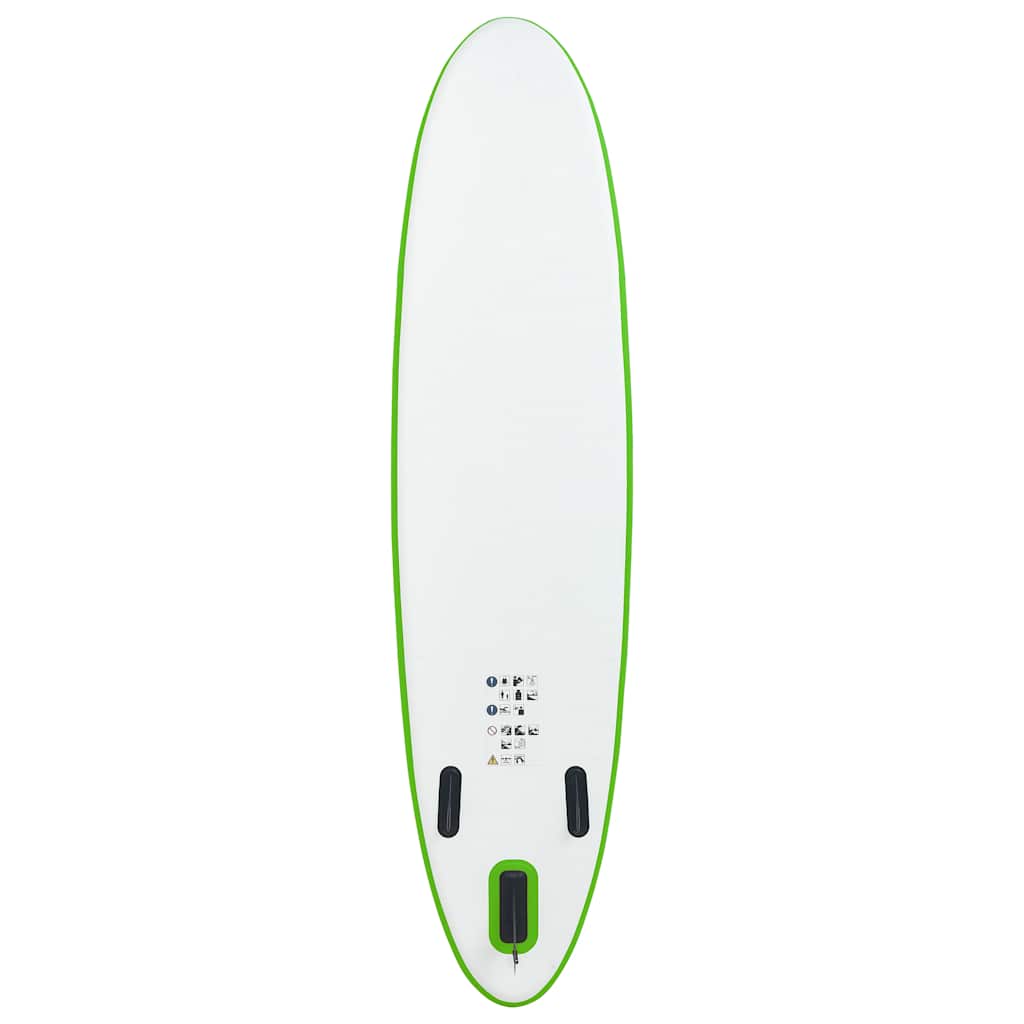 8720286087923_g_en_hd_3 vidaXL Inflatable Stand Up Paddleboard Set Green and White - Image 4