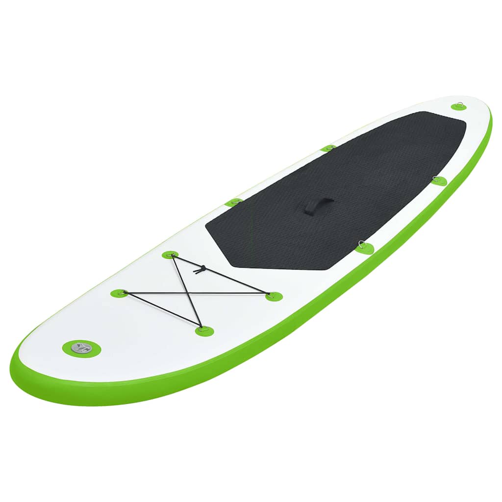 8720286087930_g_en_hd_1 vidaXL Inflatable Stand Up Paddleboard Set Green and White - Image 2