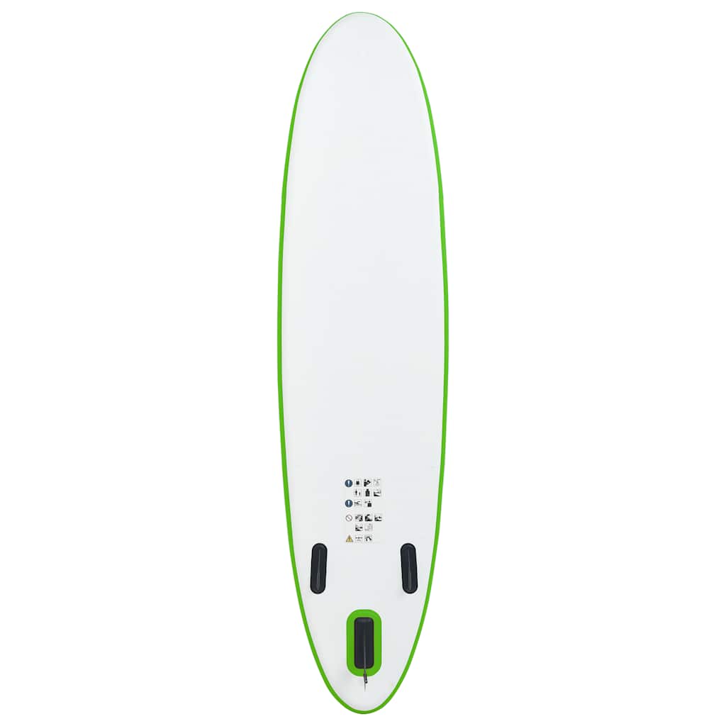 8720286087954_g_en_hd_2 vidaXL Inflatable Stand Up Paddle Board Set Green and White - Image 3