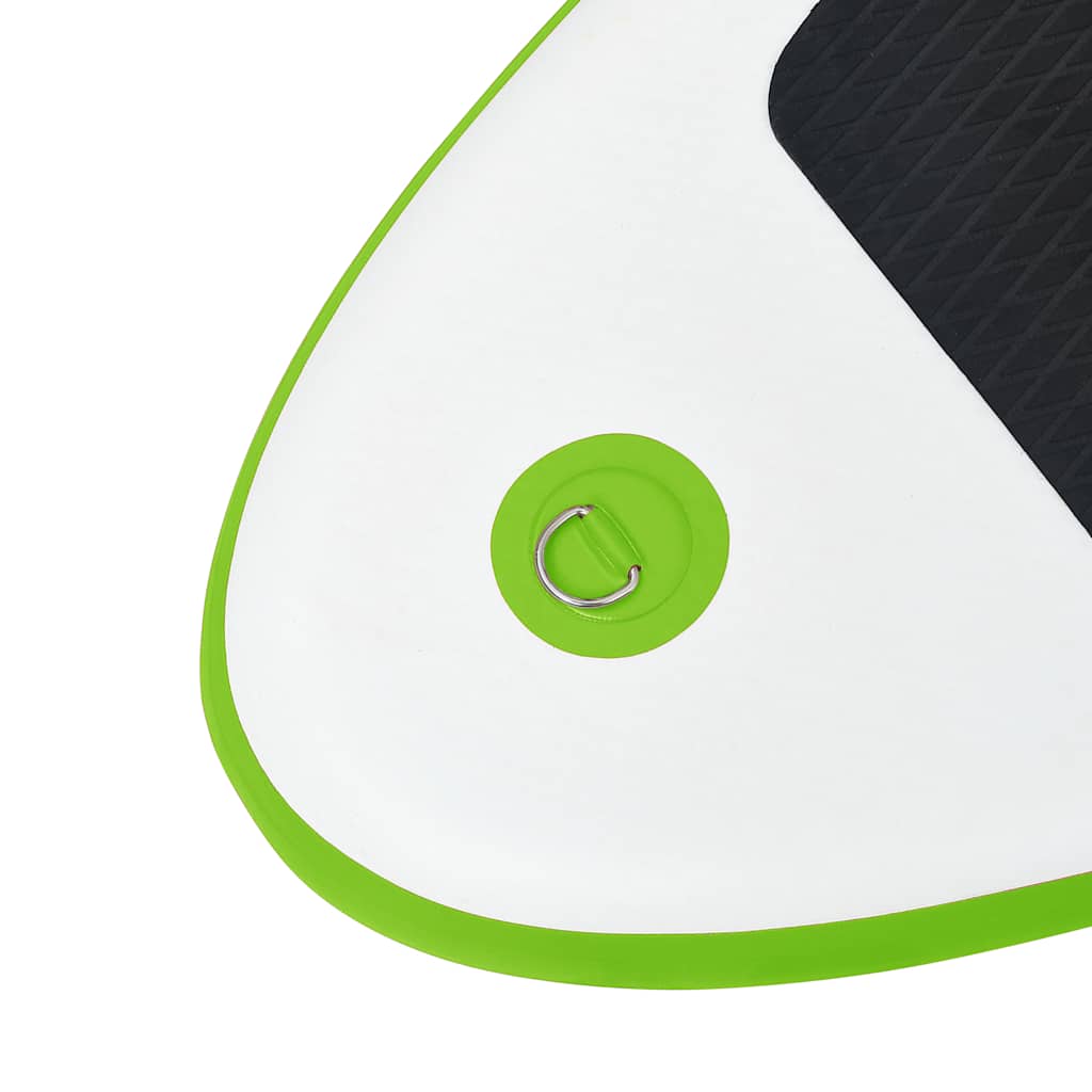 8720286087961_g_en_hd_10 vidaXL Inflatable Stand Up Paddleboard with Sail Set Green and White - Image 11