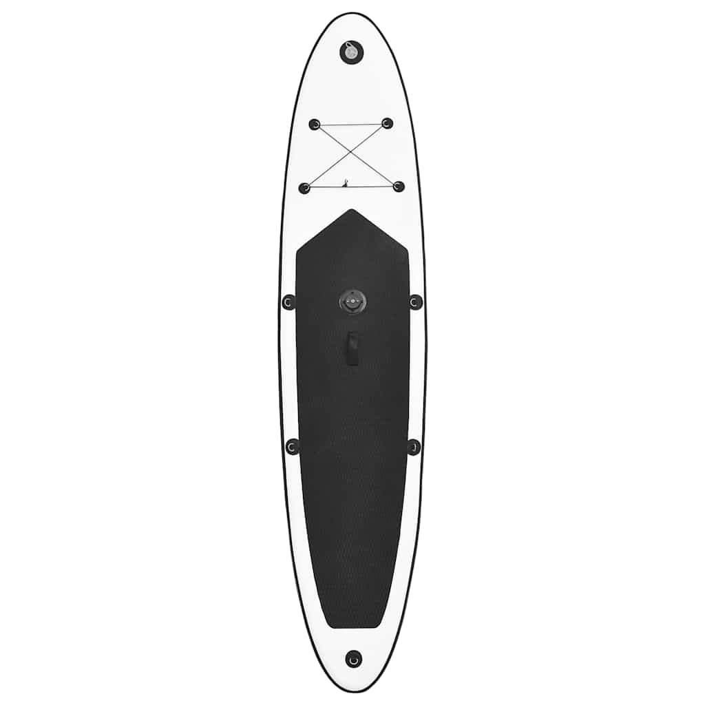 8720286087978_g_en_hd_5 vidaXL Inflatable Stand Up Paddleboard with Sail Set Black and White - Image 6