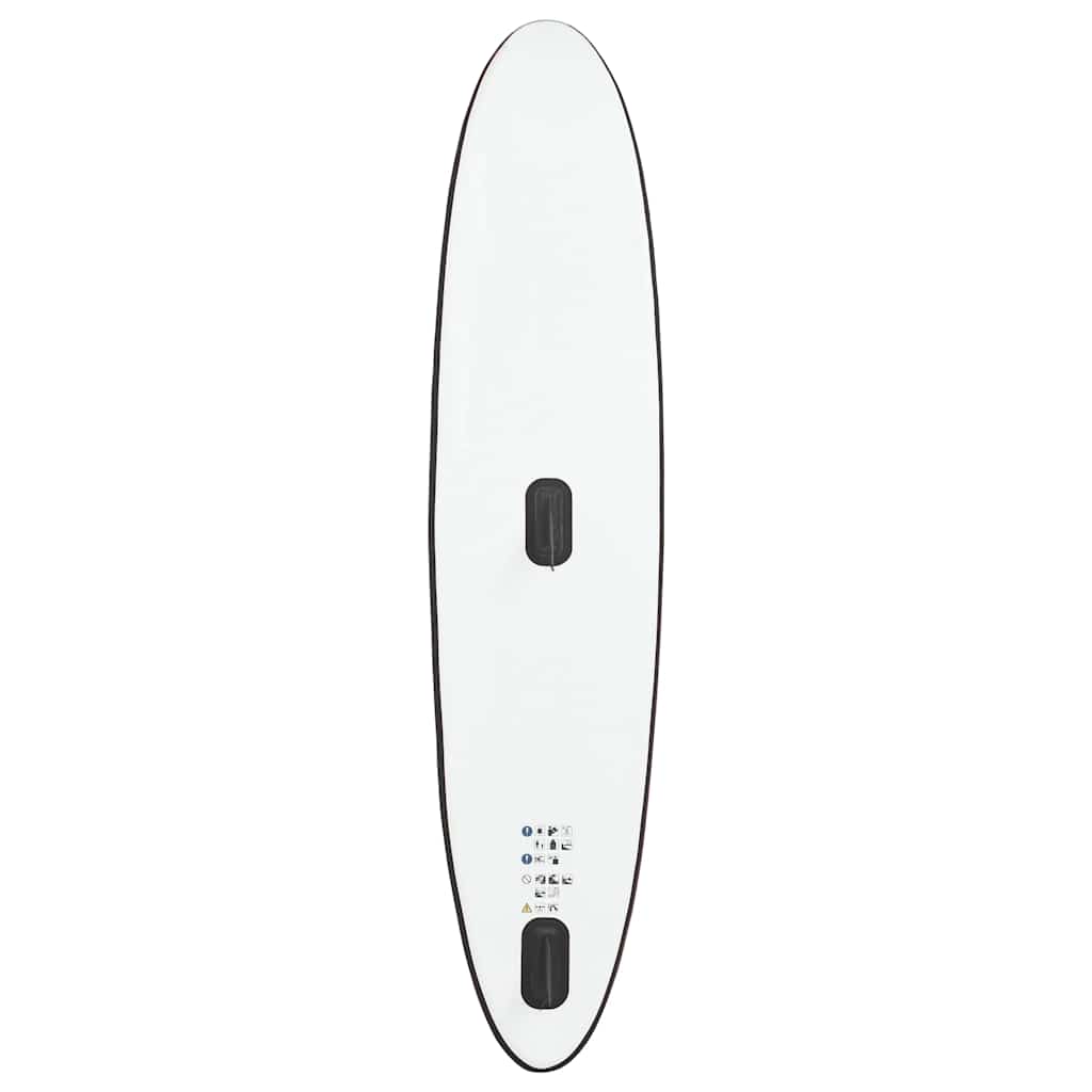 8720286087978_g_en_hd_6 vidaXL Inflatable Stand Up Paddleboard with Sail Set Black and White - Image 7