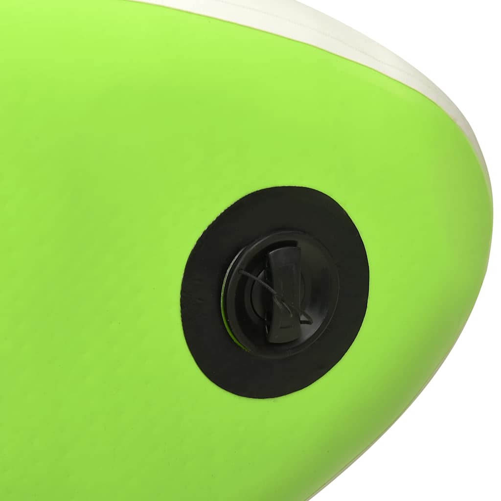 8720286088036_g_en_hd_7 vidaXL Inflatable Stand Up Paddleboard Set 366x76x15 cm Green - Image 8