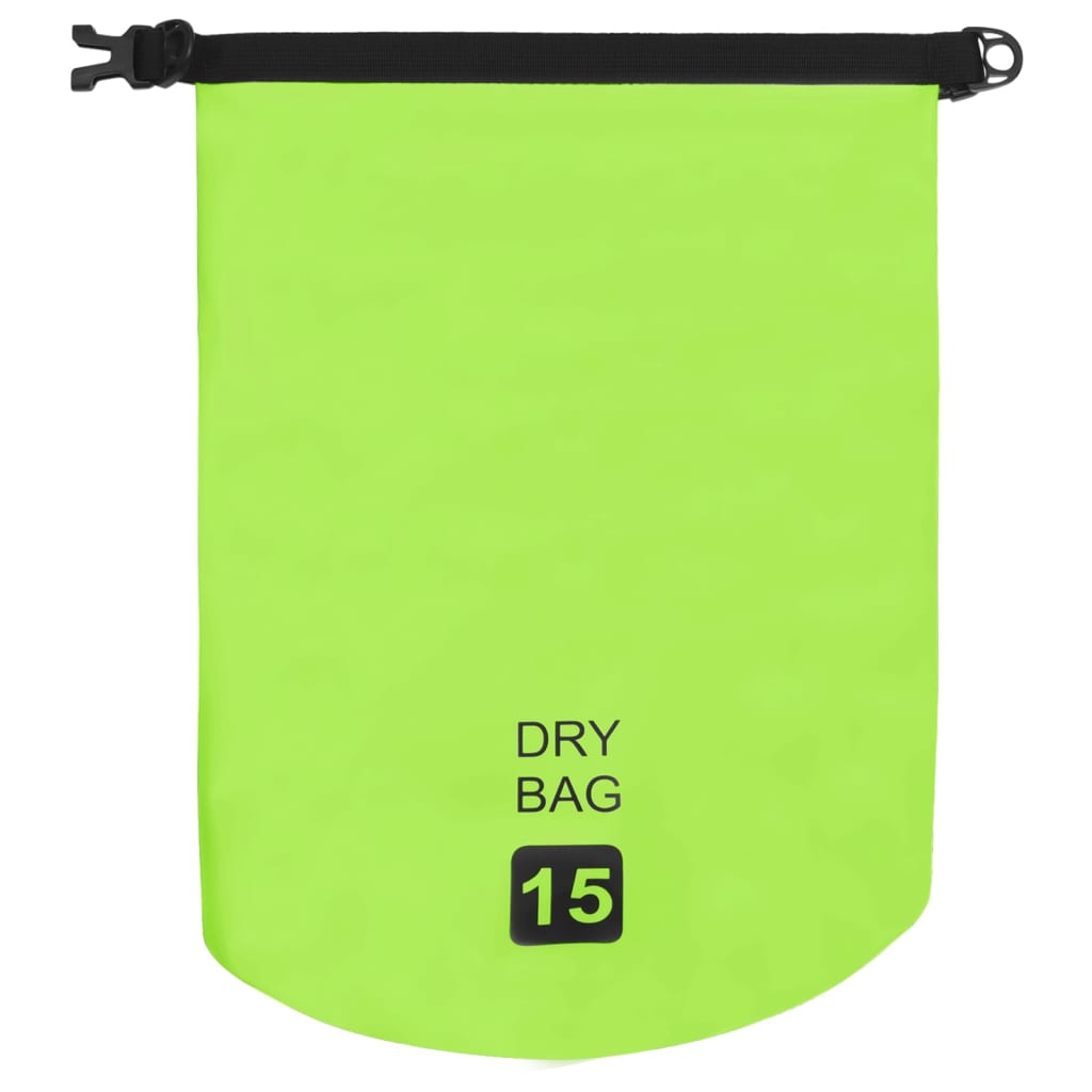 8720286088425_g_en_hd_2 vidaXL Dry Bag Green 15 L PVC - Image 3