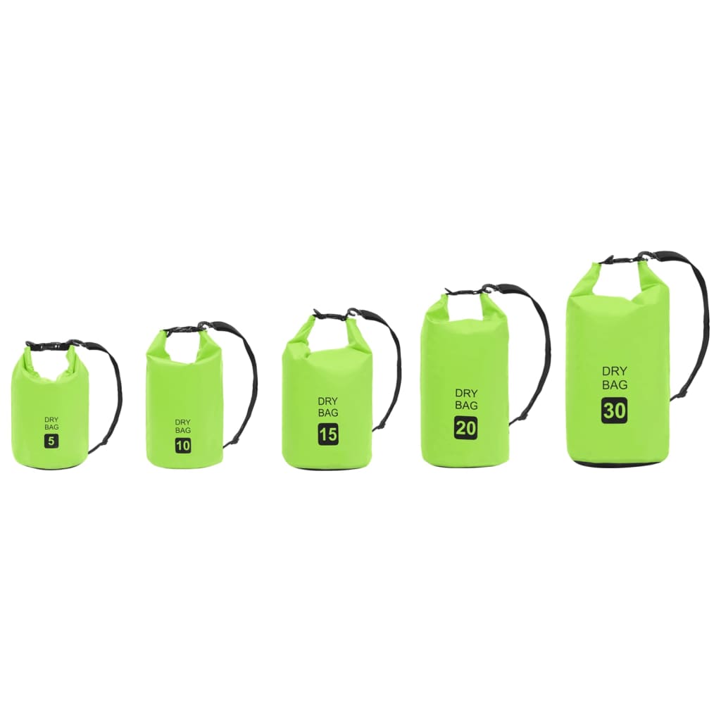 8720286088425_g_en_hd_7 vidaXL Dry Bag Green 15 L PVC - Image 8