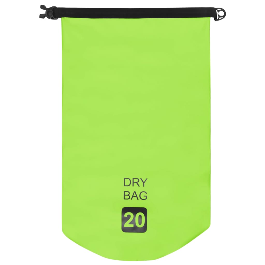8720286088432_g_en_hd_2 vidaXL Dry Bag Green 20 L PVC - Image 3