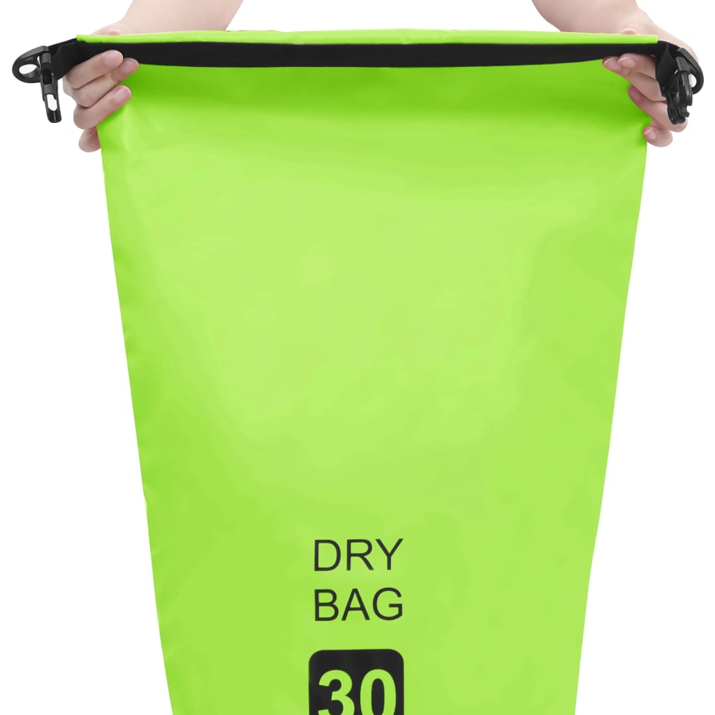 8720286088449_g_en_hd_1 vidaXL Dry Bag Green 30 L PVC - Image 2