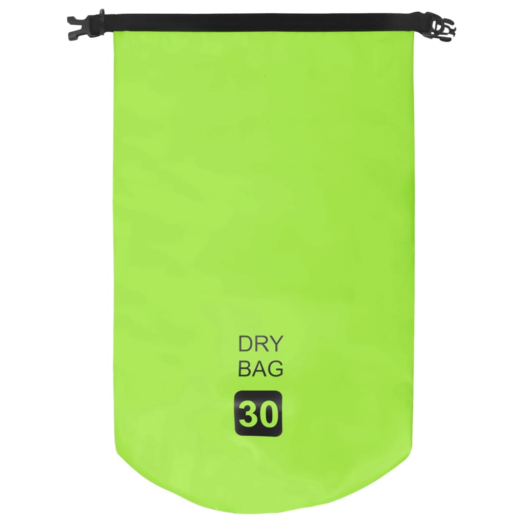 8720286088449_g_en_hd_2 vidaXL Dry Bag Green 30 L PVC - Image 3